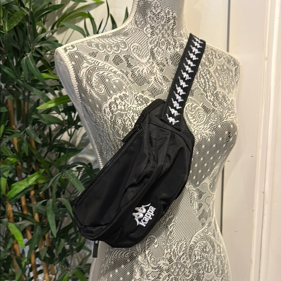 Kappa Black Crossbody Bag-Medium - Picture 1 of 8